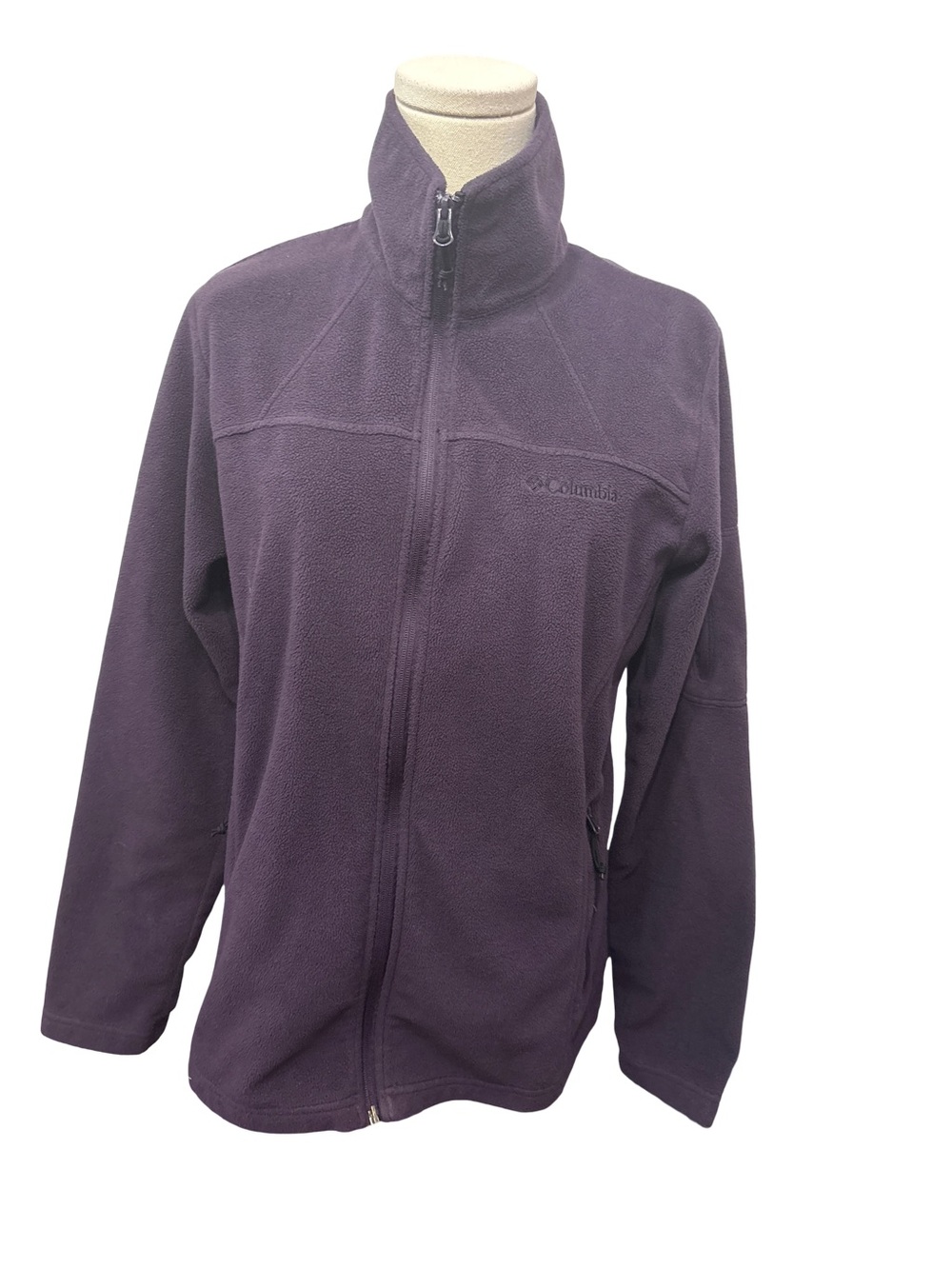 Columbia Plum Full-Zip Fleece Jacket - size L